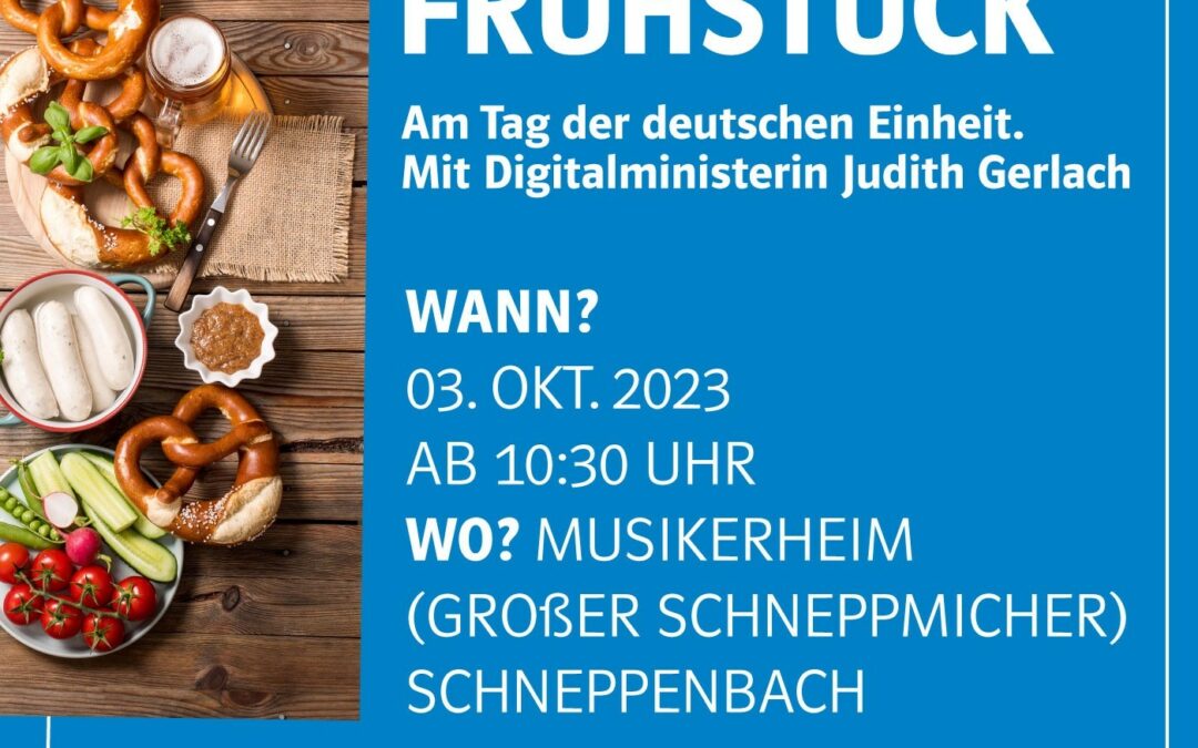 Herzliche Einladung des CSU-OV Schöllkrippen zum Weißwurst-Frühstück in Schneppenbach