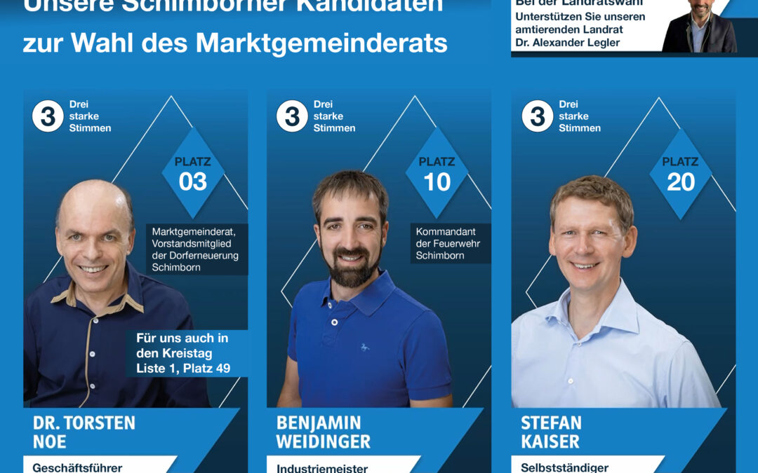 Zur Kommunalwahl am kommenden Sonntag, 8. März