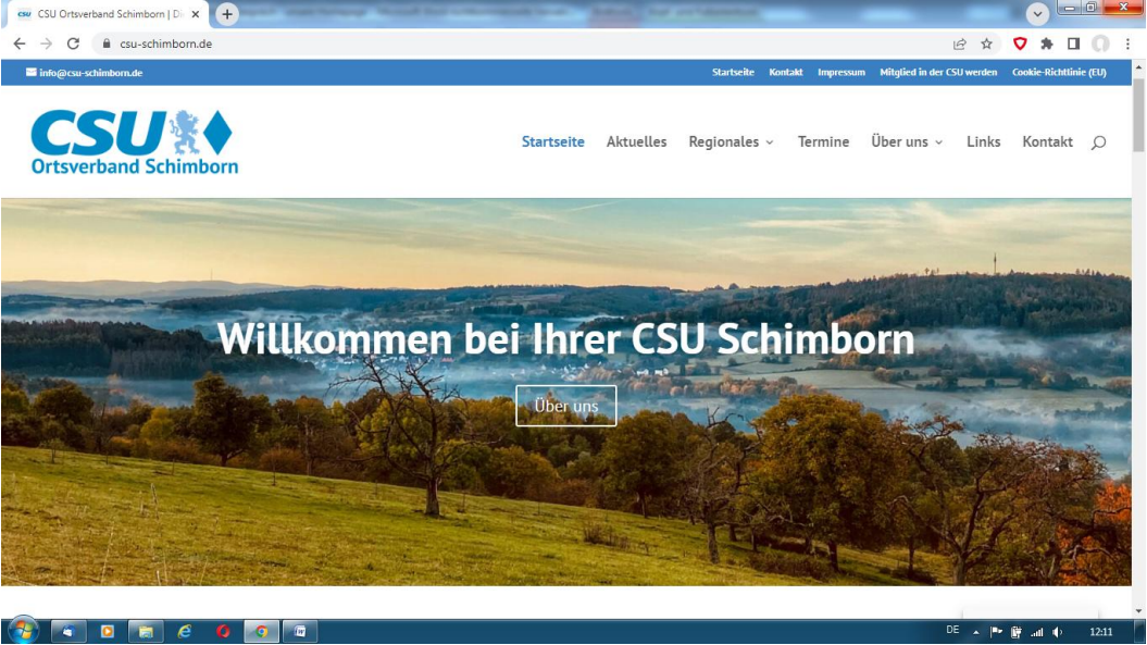 Homepage CSU-Schimborn