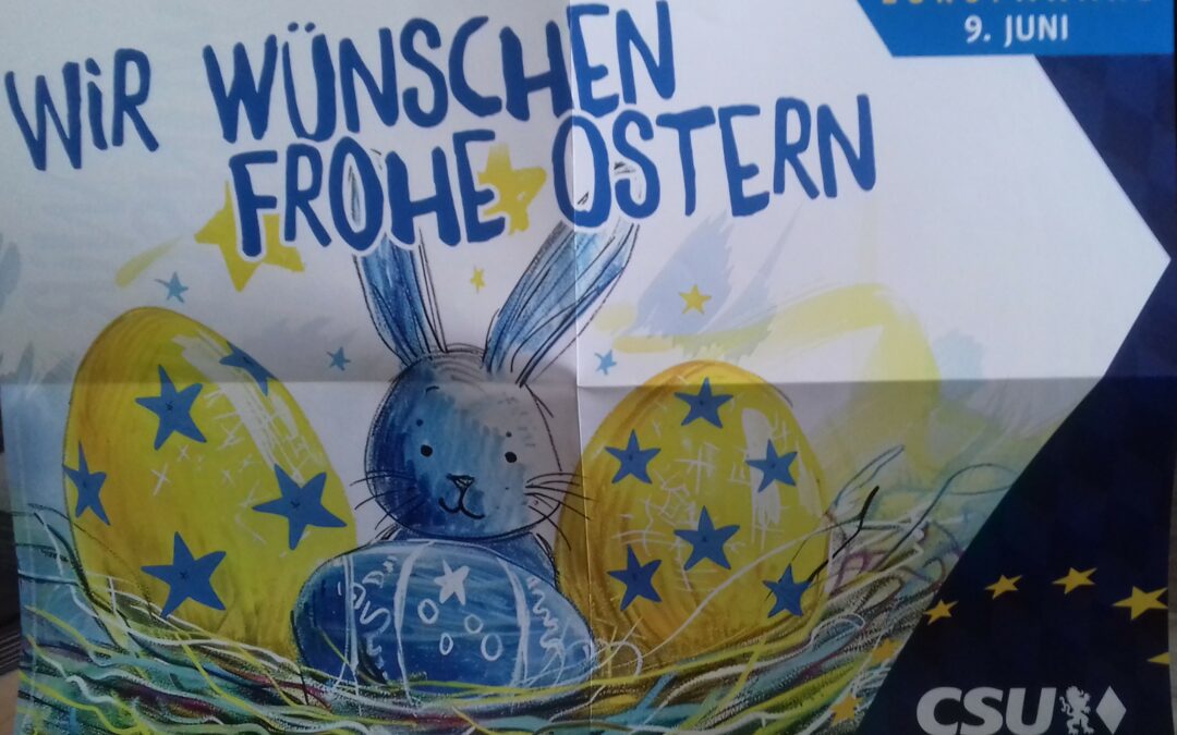 Wir wünschen frohe Ostern – Euch allen schöne Ostertage