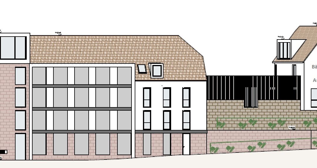 Ortskernentwicklung Schimborn – Bäckerei & Café mit Außenterrasse zur Bereicherung unseres Ortskerns geplant