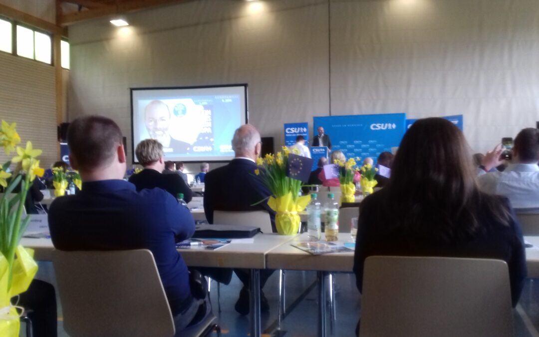 Viele Grüße vom Bezirksparteitag am 13. April in Estenfeld